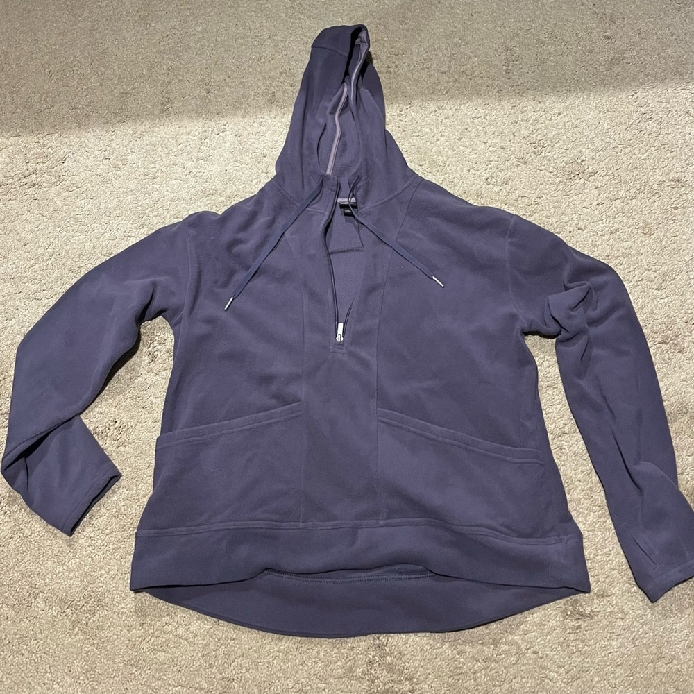 Women’s XL purple 1/4 zip fleece hoodie from target